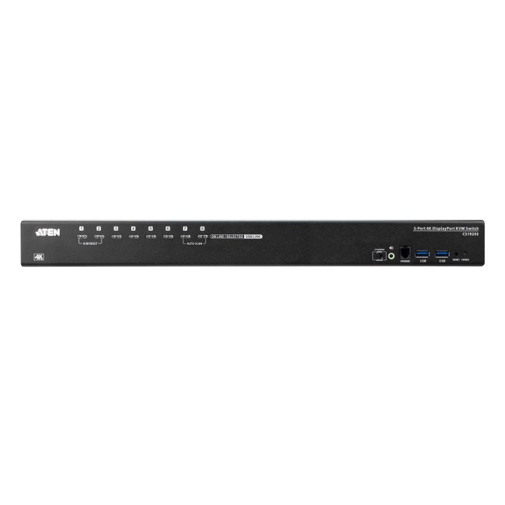 ATEN Switch KVM USB 3.0 4K DisplayPort de 8 portas