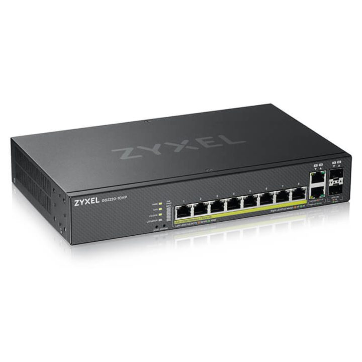 Zyxel GS2220-10HP-EU0101F switch Gerido L2 Gigabit Ethernet…