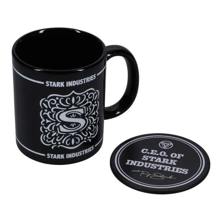 Taza + posavaso Paladone stark industries (PP11590MA)