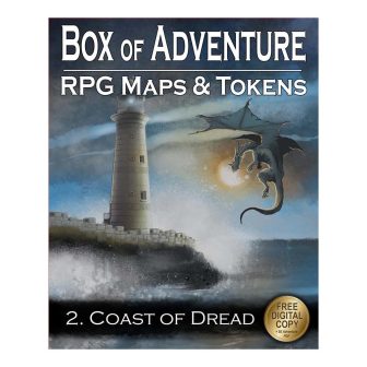 Asmodee Terror Coast Adventure Box Recommended Age 14 Years English…