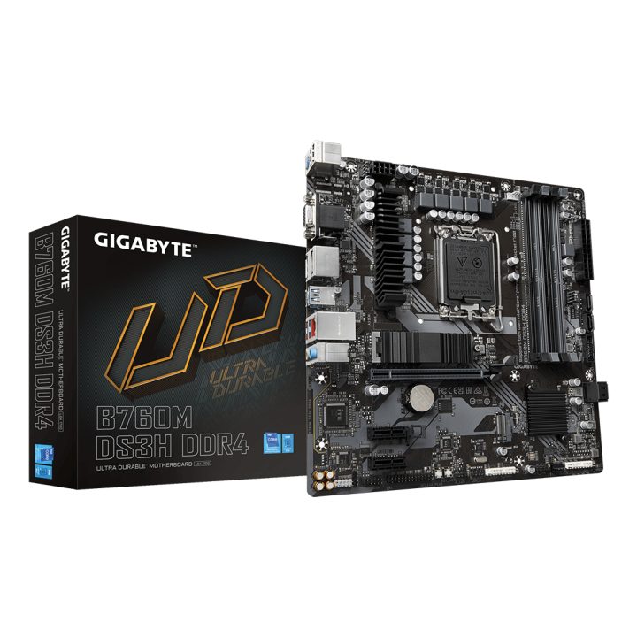 GIGABYTE B760M DS3H DDR4 Motherboard