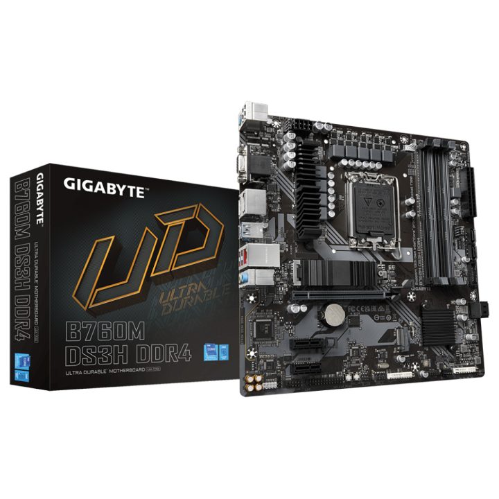 GIGABYTE B760M DS3H DDR4 Motherboard