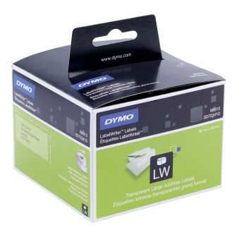 DYMO LW etiquetas de dirección auténticas | 36 mm × 89 mm | negro…