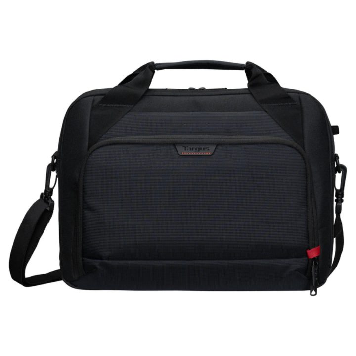 Targus EcoSmart 14" Briefcase, Black, Red