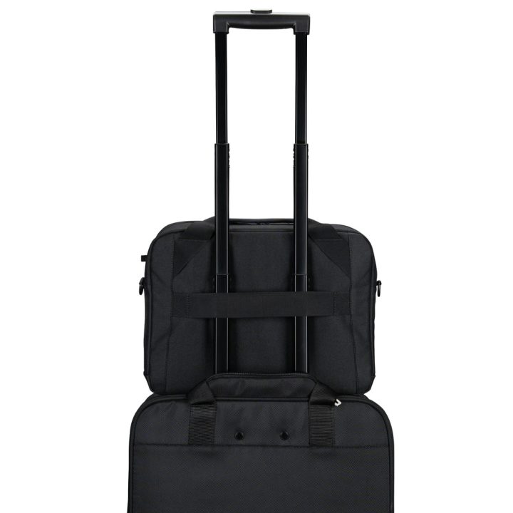 Targus EcoSmart 14" Briefcase, Black, Red