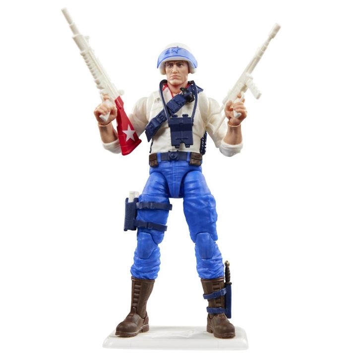Hasbro G.I. Joe Classified Series Duke em embalagem retro