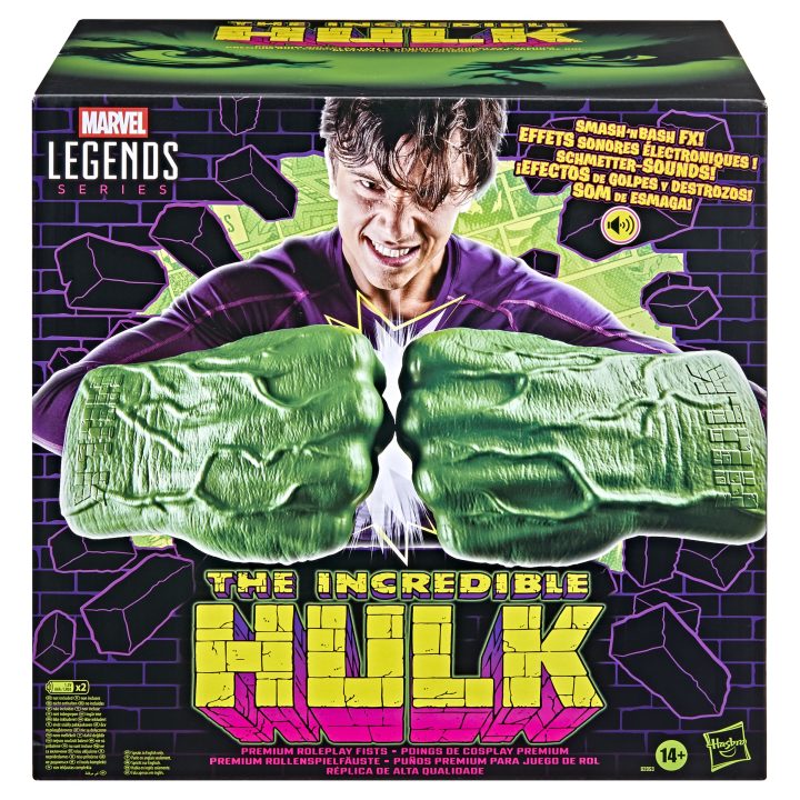Marvel Legends Series Incredible Hulk Puños premium para juego de rol…