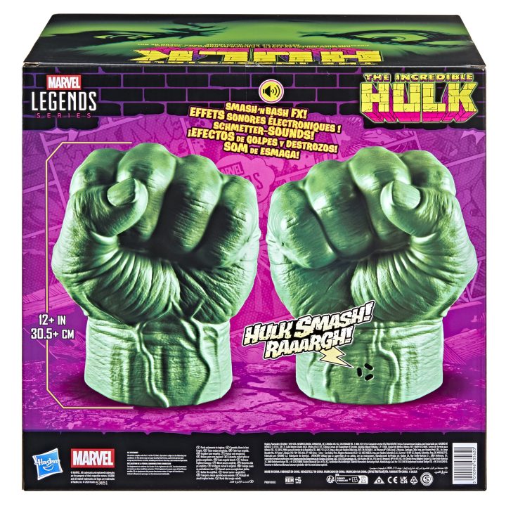 Marvel Legends Series Punhos do Hulk Premium para Jogo de Papel com…