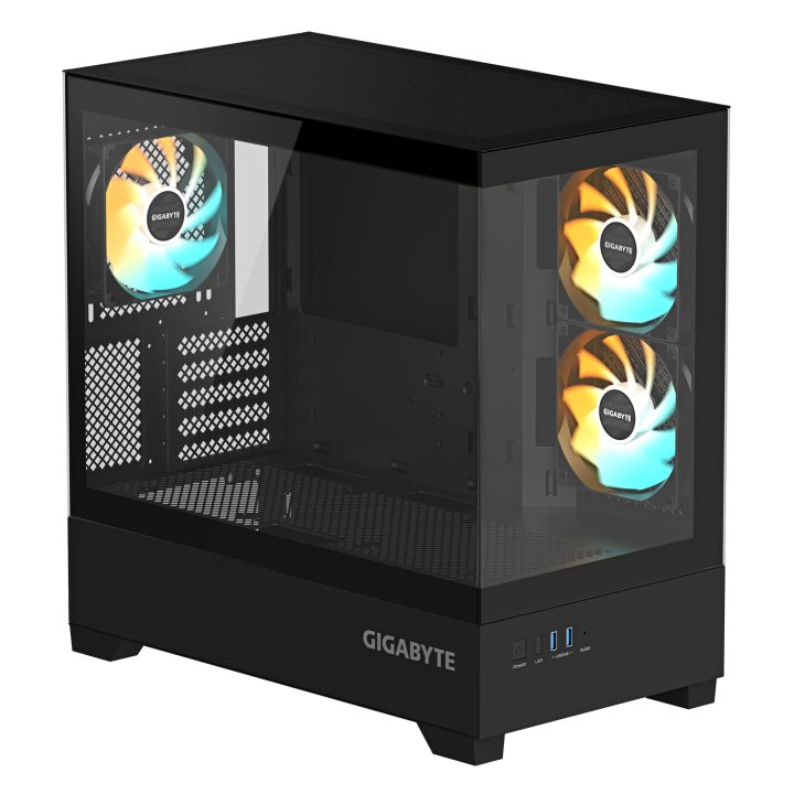 GIGABYTE C201 PANORAMIC Caja de PC – Torre Media, m-ATX, soporte para…