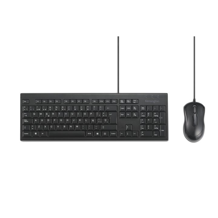 Kensington Kit de teclado e rato com cabo KM100 EQ