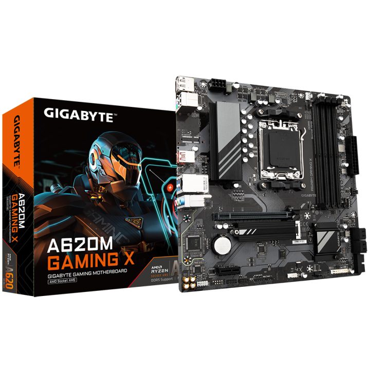 GIGABYTE A620M GAMING X Placa base - Soporta CPUs AMD Ryzen 8000, VRM…
