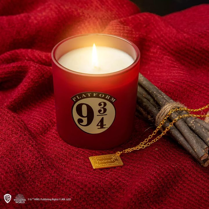 Platform 9 3/4 Candle and Necklace Cinereplicas Harry Potter (CR2157)
