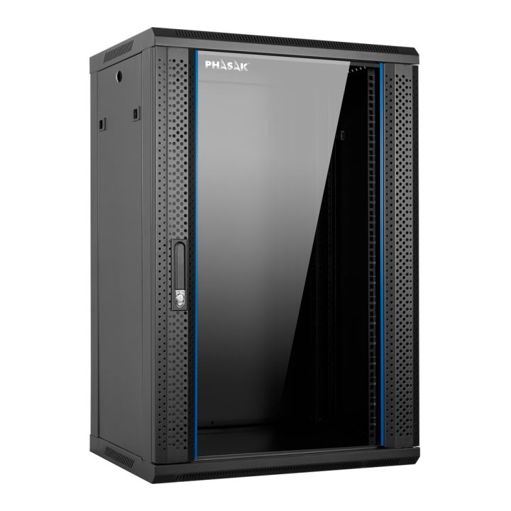 Armário rack de parede 19 polegadas Phasak pro 18U 600X450…