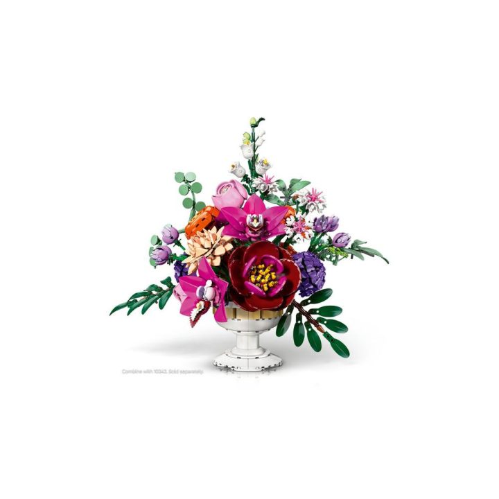 Lego ramo de flores fantasia em rosa (10342)