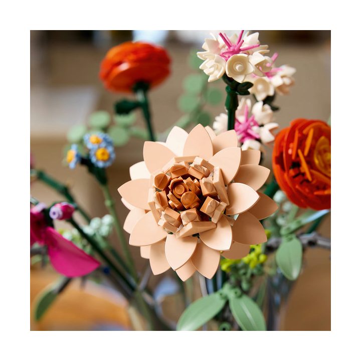 Lego ramo de flores fantasia em rosa (10342)