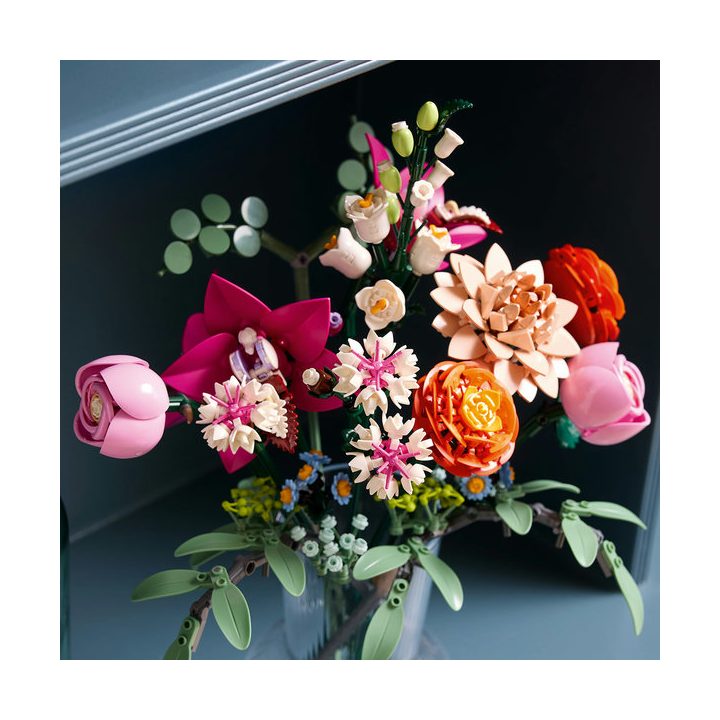 Lego ramo de flores fantasia em rosa (10342)