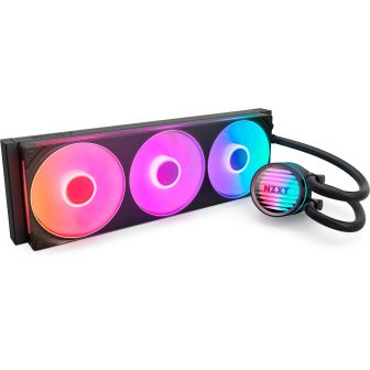 NZXT kraken core RGB - 360mm AIO liquid cooler with RGB cap & RGB…
