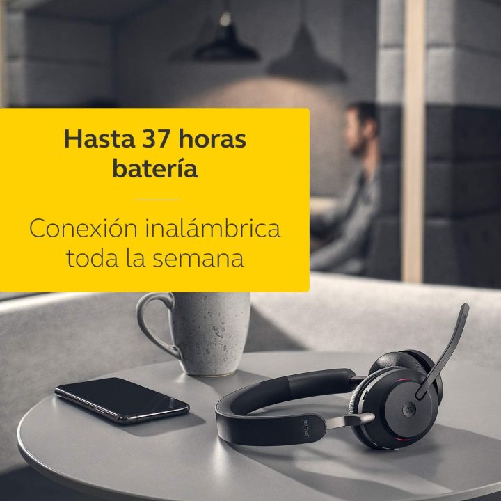 Auscultadores de diadema sem fios Jabra Evolve2 65 (26599-989-999)