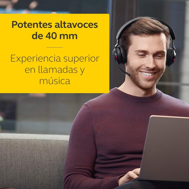 Jabra Evolve2 65 Wireless Over-Ear Headphones (26599-989-999)