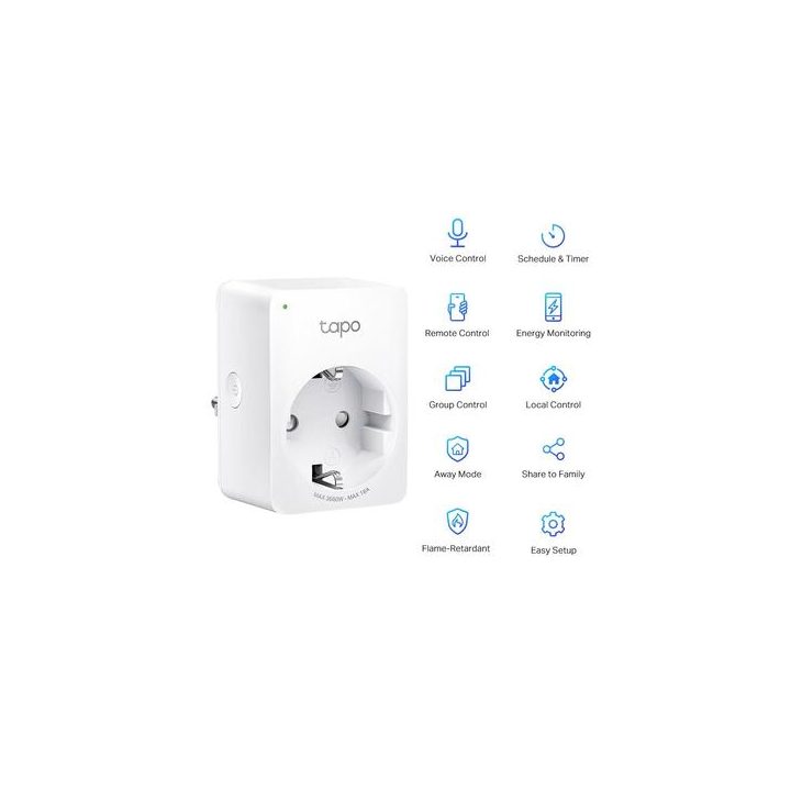 TP-Link Tapo P110 ficha inteligente 3680 W Casa, Escritório Branco