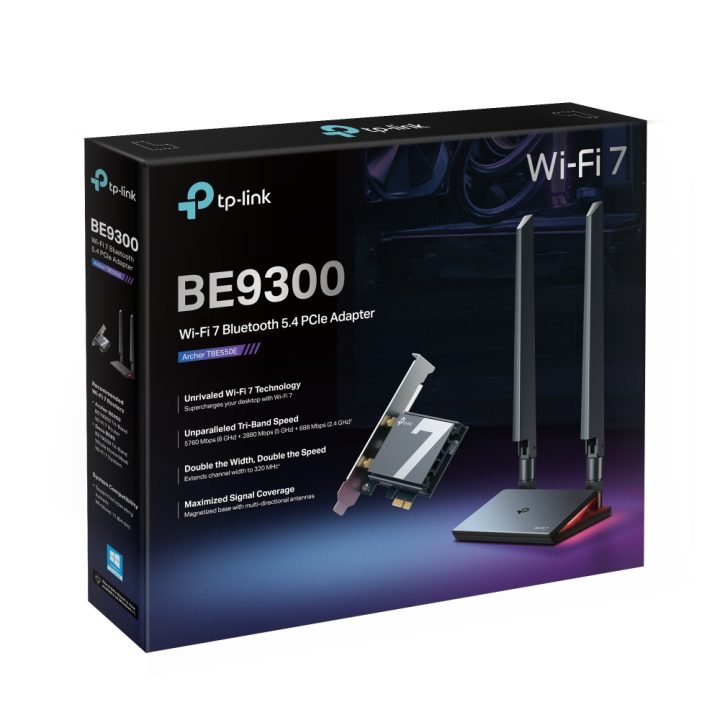 TP-Link Archer TBE550E Interna WLAN / Bluetooth 9300 Mbit/s