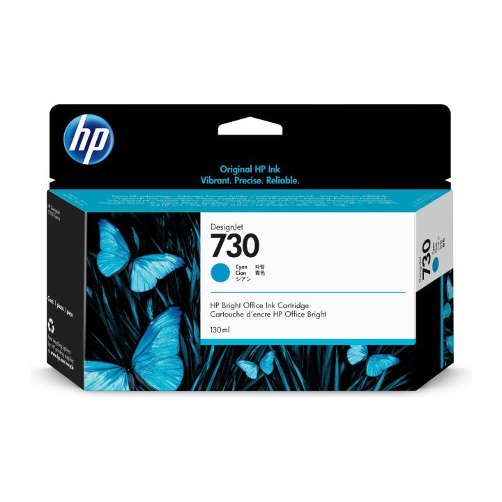 HP Cartucho de tinta DesignJet 730 ciano de 130 ml
