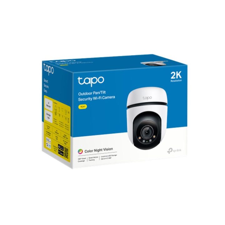 TP-Link Tapo TC41 V2 PTZ Indoor/Outdoor IP Security Camera 2304 x…