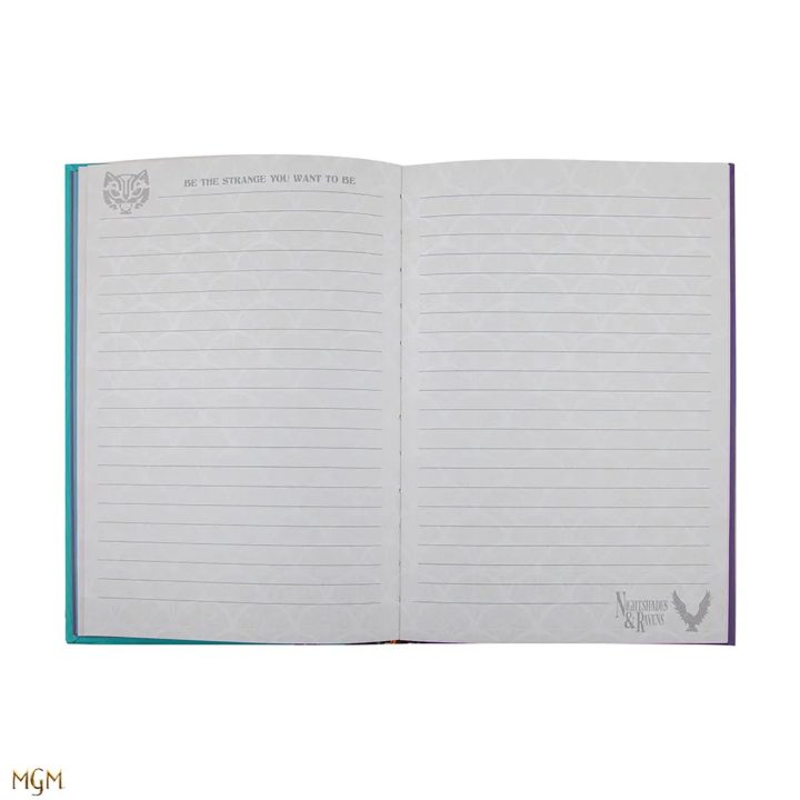 Hardcover Notebook Cinereplicas Wednesday Addams - Wednesday and Enid…
