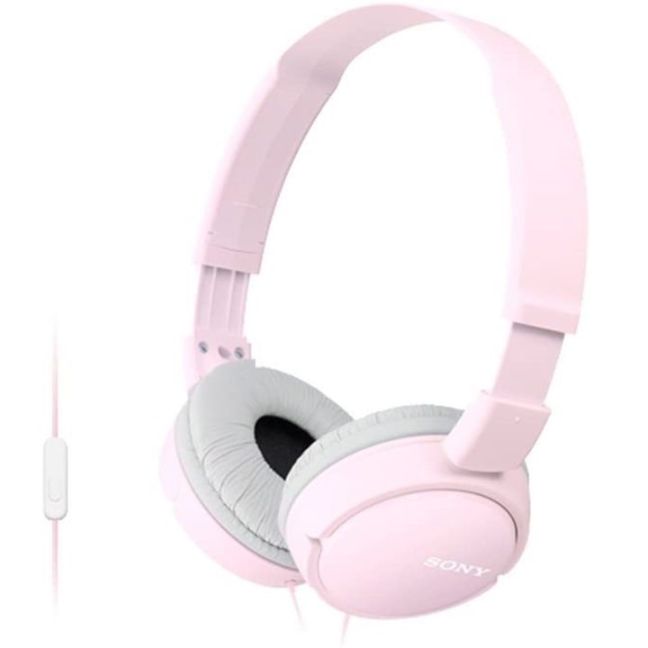 Sony MDRZX110APP-rosa Headphones - Foldable - Microphone