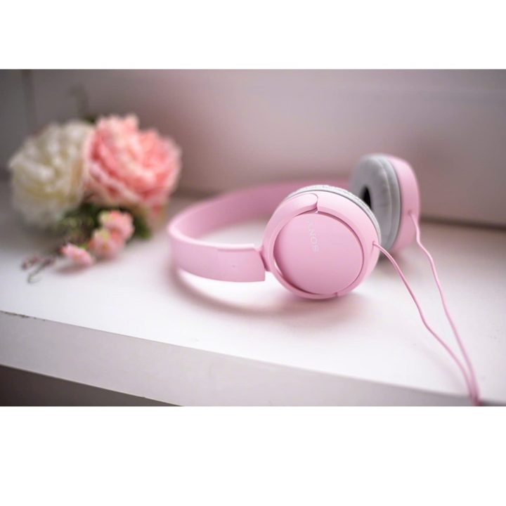 Sony MDRZX110APP-rosa Headphones - Foldable - Microphone