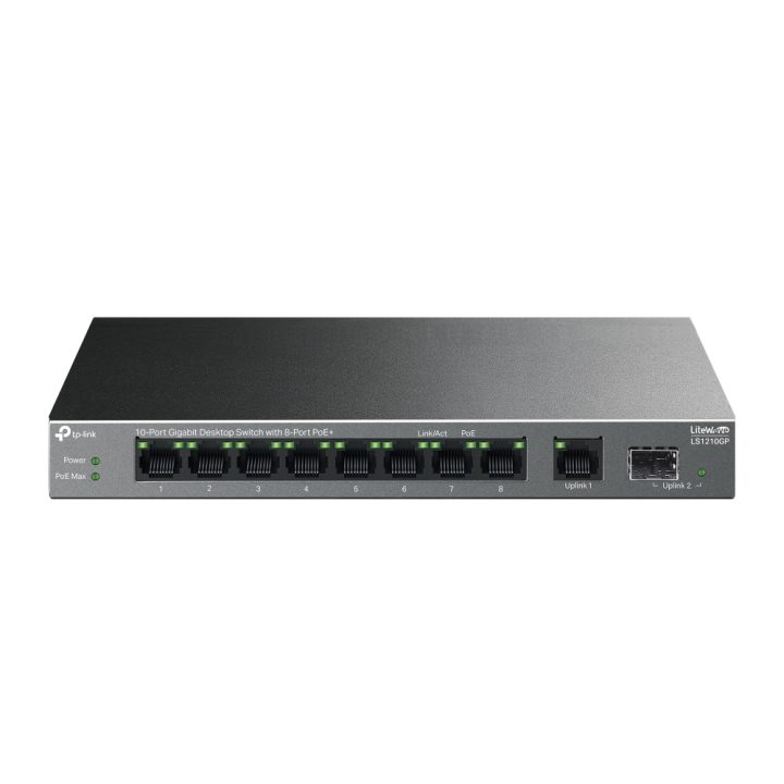 TP-Link LiteWave LS1210GP Unmanaged Gigabit Ethernet (10/100/1000)…