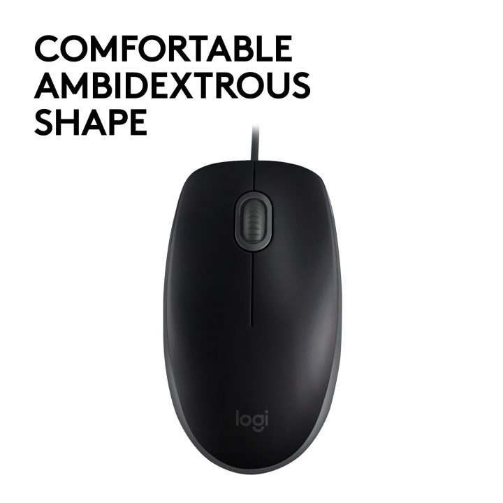 Logitech M110 Silent rato de escritório ambidestro USB tipo A óptico…