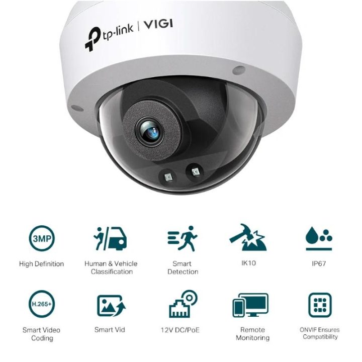 TP-Link VIGI C230I(4mm) IP Security Camera Indoor and Outdoor 2304 x…