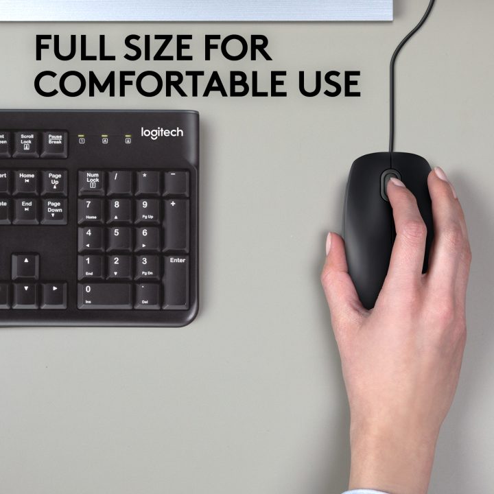Logitech M110 Silent Mouse Office Ambidextrous USB Type-A Optical…