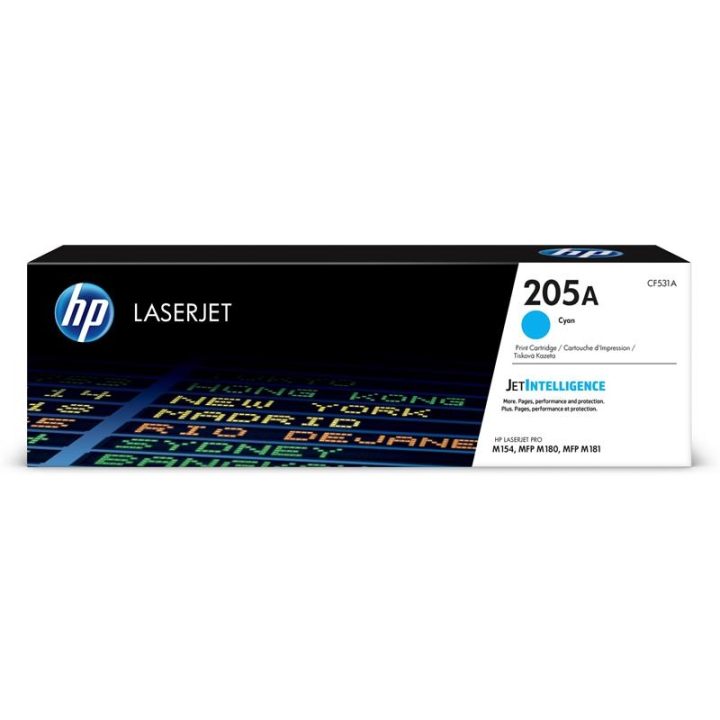HP Cartucho de tóner Original LaserJet 205A ciano