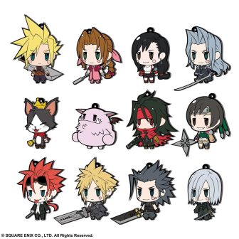Set of 12 Rubber Charms Square Enix Final Fantasy VII Extended…