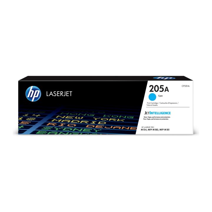 HP Cartucho de tóner Original LaserJet 205A ciano