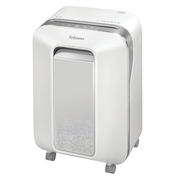 Fellowes Powershred LX201 triturador de papel Microcorte 23 cm Branco