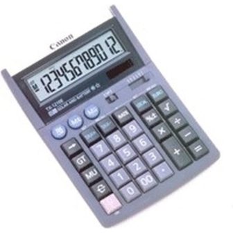 Canon TX-1210E Desktop Calculator Purple Display