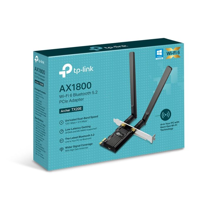 TP-Link Archer TX20E Interna WLAN / Bluetooth 1800 Mbit/s