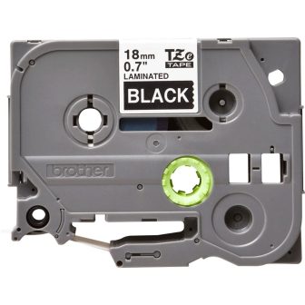 Brother TZE-345 Label Printer Tape White on Black