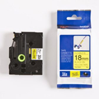 Brother TZE-FX641 Label Printer Tape Black on Yellow TZ