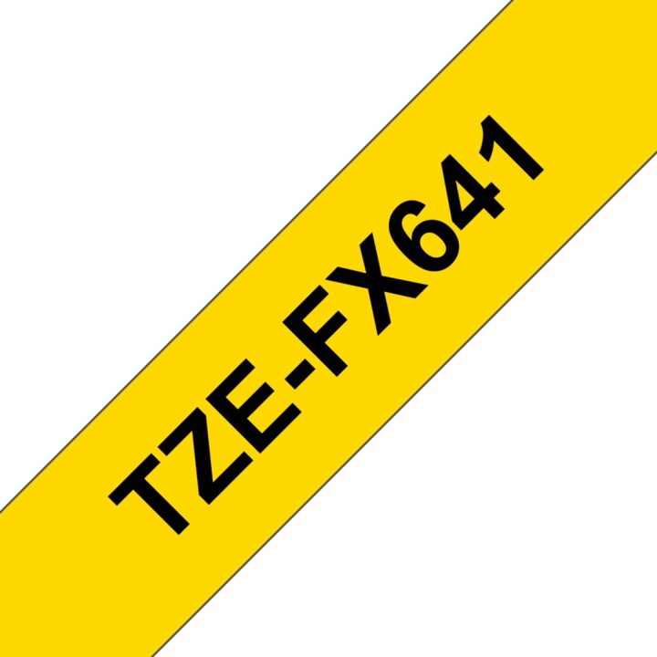 Brother TZE-FX641 fita para impressora de etiquetas Preto sobre…