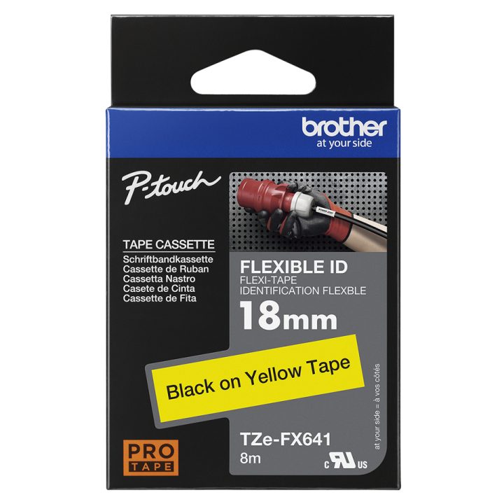 Brother TZE-FX641 cinta para impresora de etiquetas Negro sobre…