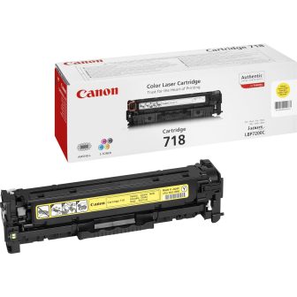 Canon CRG-718 Y cartucho de toner 1 peça(s) Original Amarelo
