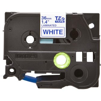 Brother TZE-263 fita para impressora de etiquetas Azul sobre branco