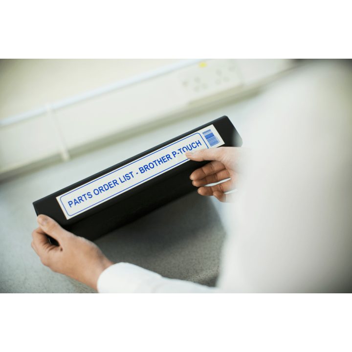 Brother TZE-263 Label Printer Tape Blue on White