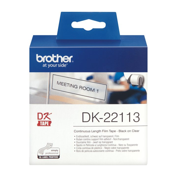 Brother DK-22113 fita para impressora de etiquetas Preto sobre…