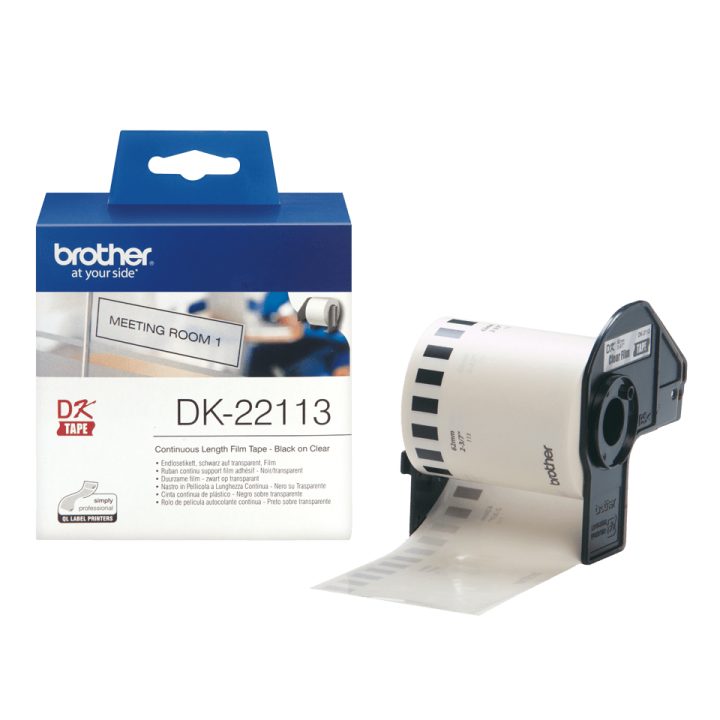 Brother DK-22113 fita para impressora de etiquetas Preto sobre…
