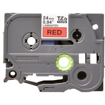 Brother TZE-451 Label Printer Tape Black on Red TZ
